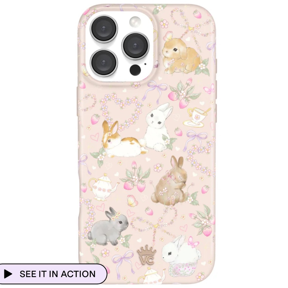 Bunnies & Bows iPhone 15 Pro Max Velvet Caviar Case